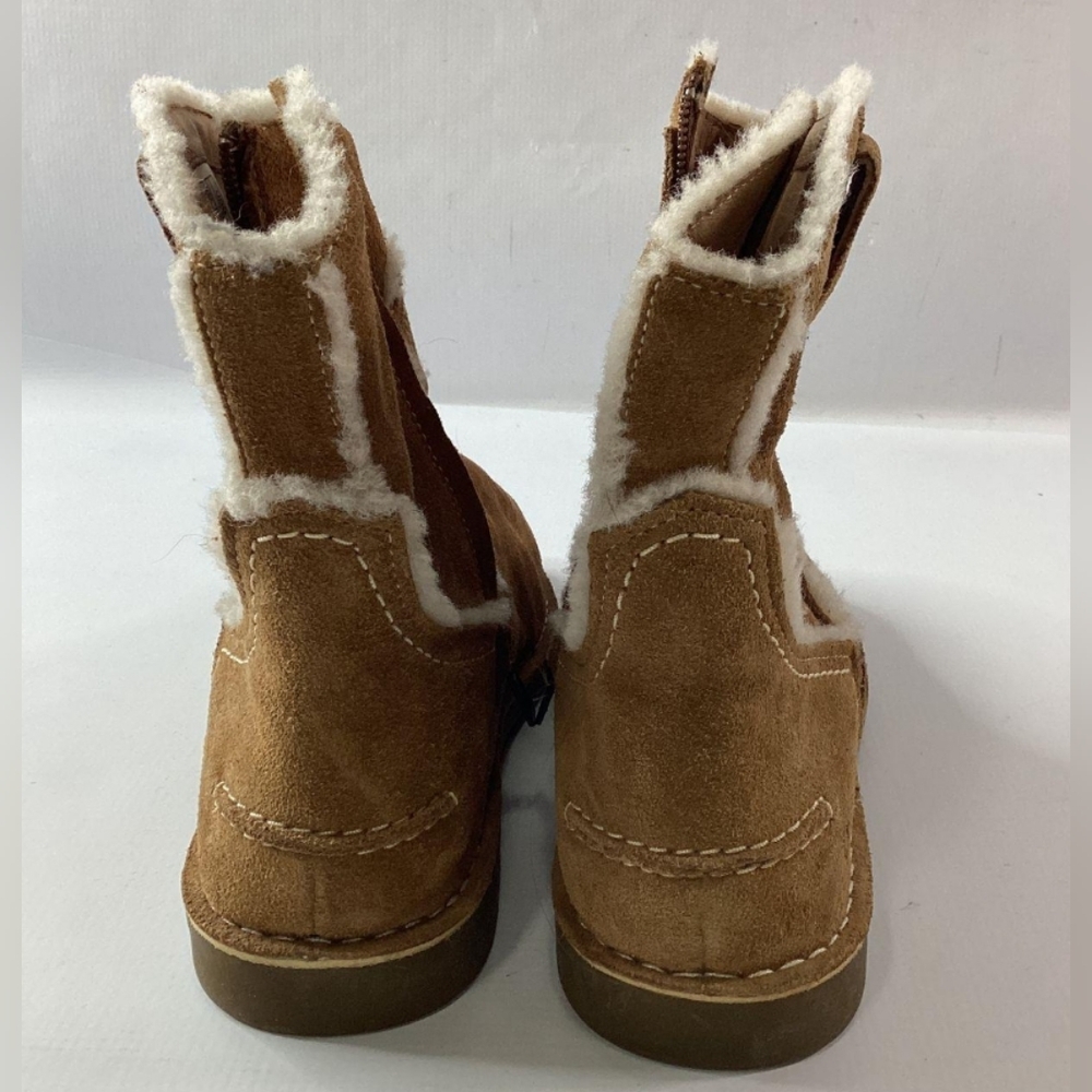 UGG Catica Shearling Suede Leather Chestnut Boots Size 10 NWOT MSRP $195 - Picture 7 of 9